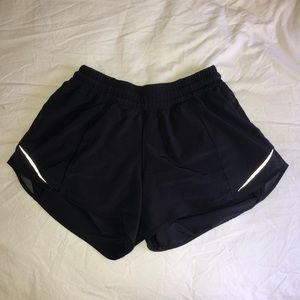navy lululemon hotty hot short size 6